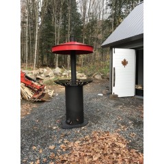 outdoor wood stove heater