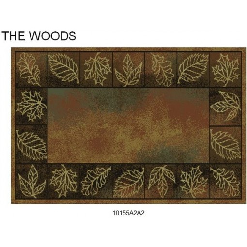 Goods of the Woods Autumn Leaves Rectangular Vista Rug - 30 Inches x 50 Inches
