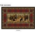 Goods of the Woods Bears at Cabin Rectangular Vista Rug - 30 Inches x 50 Inches