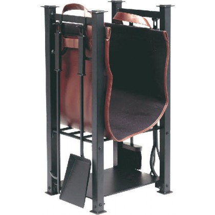 Log Holder with Carrier and Tools  48"x 49"x34 3/4"