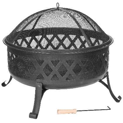 Wood Fire Pit 26"x30" 