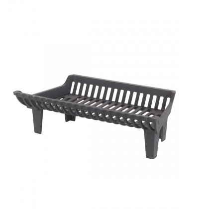 HY-C Liberty Foundry 22" Heavy-Duty Cast Iron Fireplace Grate with 4" Clearance