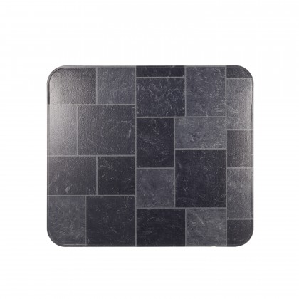 Shelter Type 2 UL1618 Gray Slate Tile Stove Board 28-in. x 32-in.