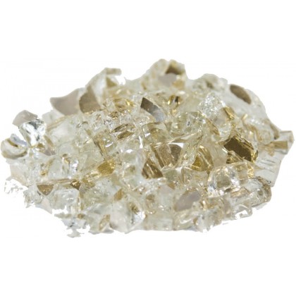Reflective Fire Glass Gold