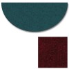 Polyester Half Round Crimson Rugs