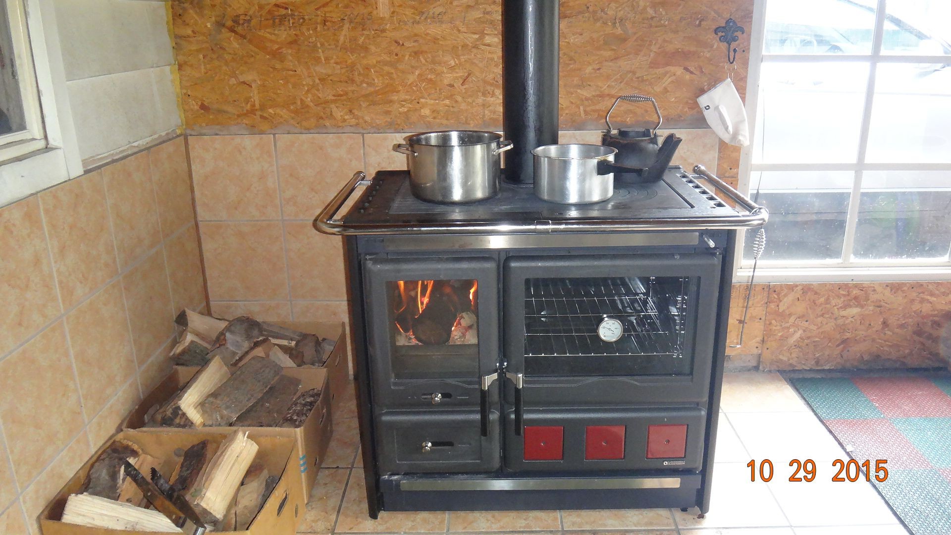 Cuisinière au Bois "Rosa XXL" par La Nordica